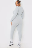 Long Sleeve Embroidered Scoop Neck Unitard