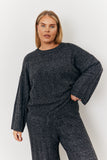 Wide Rib Knit Crew Neck Co-Ord Jumper