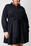 Corduroy Shirt Dress