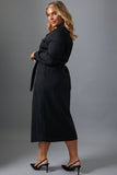 Button Up Belted Dress