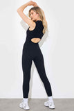 RIBBED SCULPT AND CONTROL ZIP FRONT UNITARD