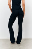 Sculpting Fold over Waistband Flare Leg Trouser