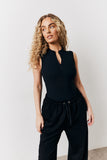 Built In Bra Sculpt & Control Zip Front Bodysuit
