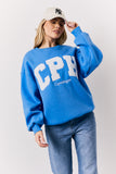 Blue Borg Graphic Sweater