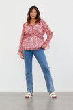 Ditsy Floral Frill Detail Blouse
