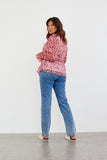Ditsy Floral Frill Detail Blouse
