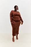 Acetate Wrap Skirt