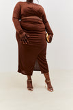 Acetate Wrap Skirt