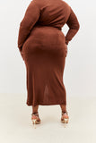 Acetate Wrap Skirt