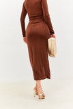 Acetate Wrap Skirt