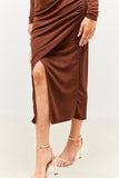 Acetate Wrap Skirt