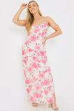 Printed Ruffle Cami Maxi Dress