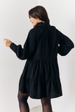 Wrap Front Smock Dress