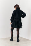 Wrap Front Smock Dress