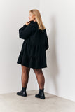 Wrap Front Smock Dress