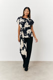 Floral Drape Shirt