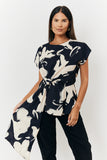 Floral Drape Shirt