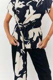 Floral Drape Shirt