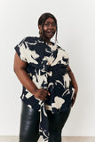Floral Drape Shirt
