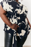 Floral Drape Shirt