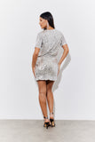 Silver Sequin T-Shirt