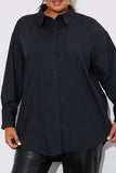 Oversized Poplin Shirt