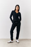 Brushed Rib Co Ord Slim Joggers