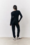 Brushed Rib Co Ord Slim Joggers