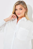 Oversized Poplin Shirt