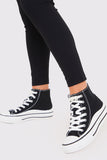 Canvas High Top Trainers
