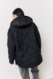 Quilted Boxy Fit Hooded Jacket