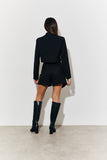 Cropped Brushed Blazer