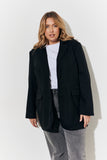 Relaxed Brushed Blazer