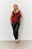 Abstract Scoop Camisole