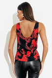 Abstract Scoop Camisole