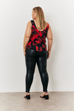 Abstract Scoop Camisole