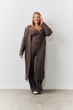Brushed Rib Maxi Co Ord Cardigan