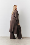 Brushed Rib Maxi Co Ord Cardigan