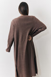 Brushed Rib Maxi Co Ord Cardigan