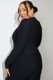 Active Sculpt Ribbed Long Sleeve Crop Top