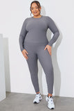 Active Sculpt Ribbed Long Sleeve Crop Top