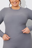 Active Sculpt Ribbed Long Sleeve Crop Top