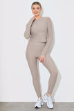 Active Sculpt Ribbed Long Sleeve Crop Top