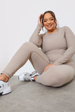 Active Sculpt Ribbed Long Sleeve Crop Top