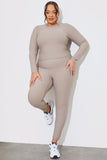Active Sculpt Ribbed Long Sleeve Crop Top