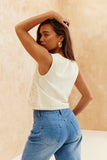 Crochet Tie Front Top