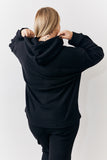 Brushed Rib Co Ord Hoodie