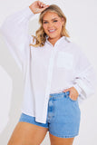 Linen Look Oversized Shirt