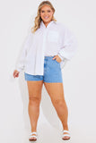Linen Look Oversized Shirt