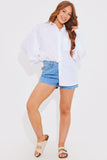 Linen Look Oversized Shirt